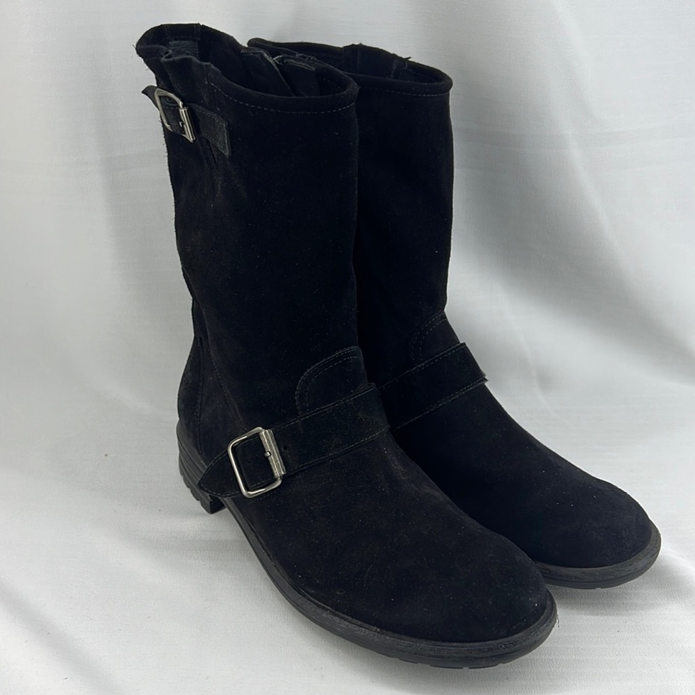 Paul Green Suri Moto Suede Boots